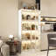 Garde-manger en verre trempé avec lumières DEL-973302972