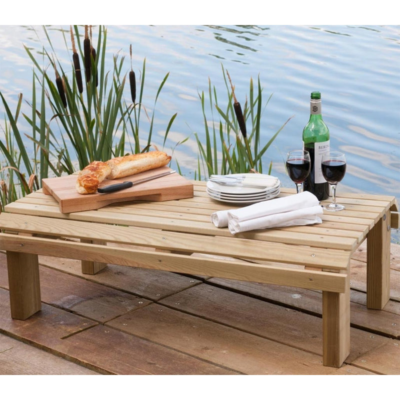 Redwood Outdoor Coffee Table , 54cm cm W 100cm cm D