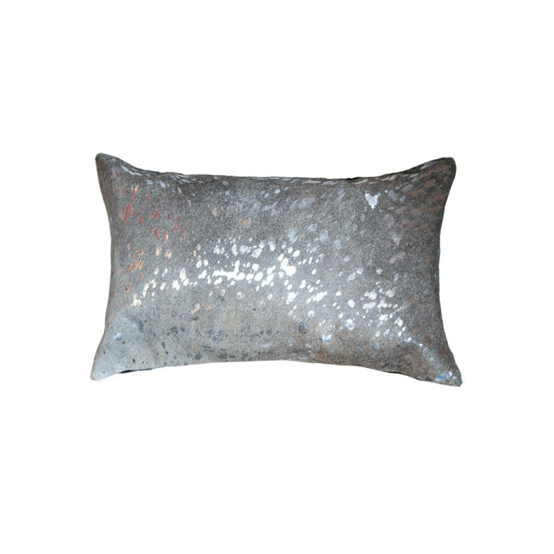 Coussin Écosse, Argent/Gris