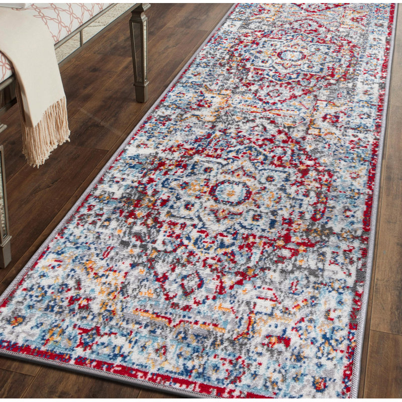 Doyers Oriental Indoor Rug, Runner 2' x 7'