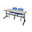 Kobe Flip-Top Training Nesting Table, 2 M Stack Chairs-32668119-32668128