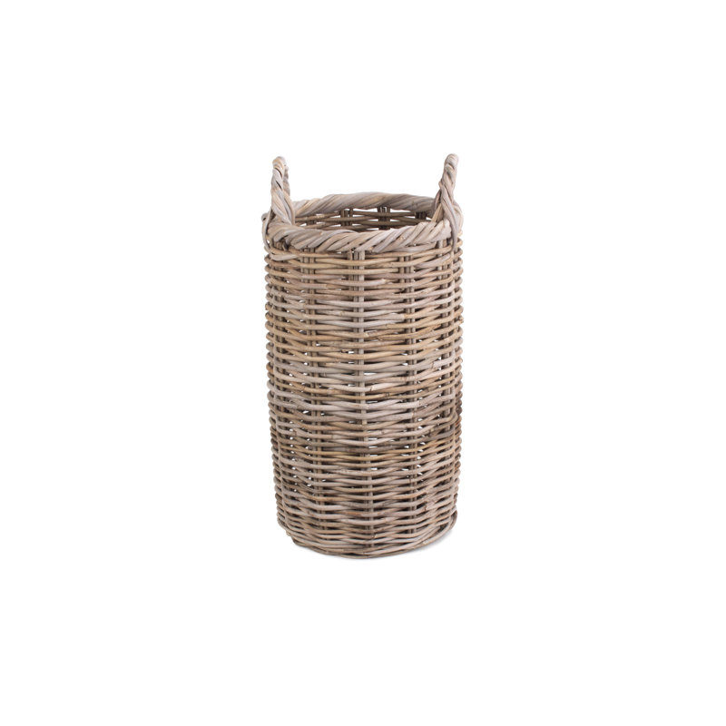Rattan Umbrella Basket Holder, 54cm H x 28cm W x 28cm D
