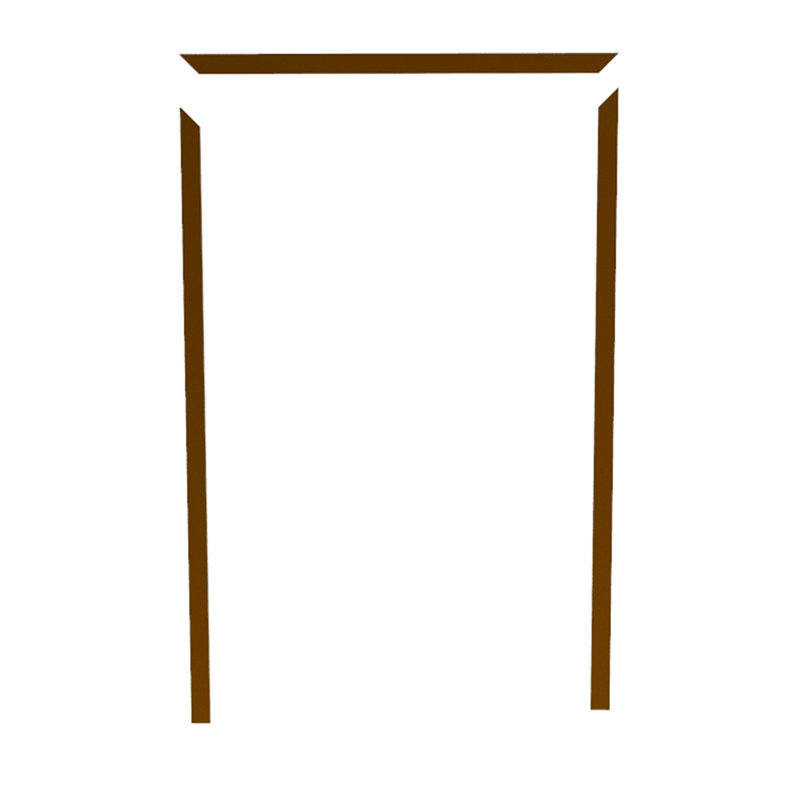 Fixtureisplays® pré-commande seulement porte d'entrée double rectangulaire en bois 68,4 x 97,8 x 0,75 po - porte d'entrée extérieure 15912