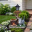 Statue chat pour jardin