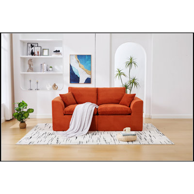 Canapé modulaire modulaire Cloud, canapé moderne confortable avec housses amovibles pour un nettoyage facile et aucun assemblage requis