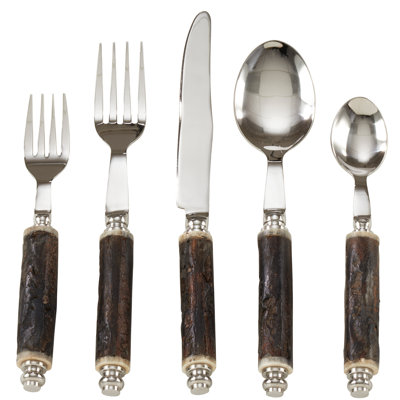 Millwood Pines Macfarlane Stainless Steel Flatware Set