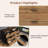 Sideboard Cabinet with Storage Drawers and Shelves