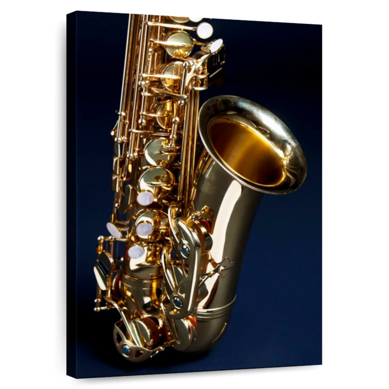 Saxophone classique, H 12 po x l 8 po