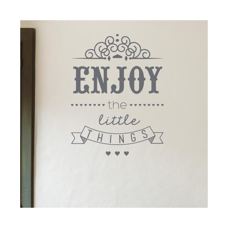 Wall Decal, Grey, Large
