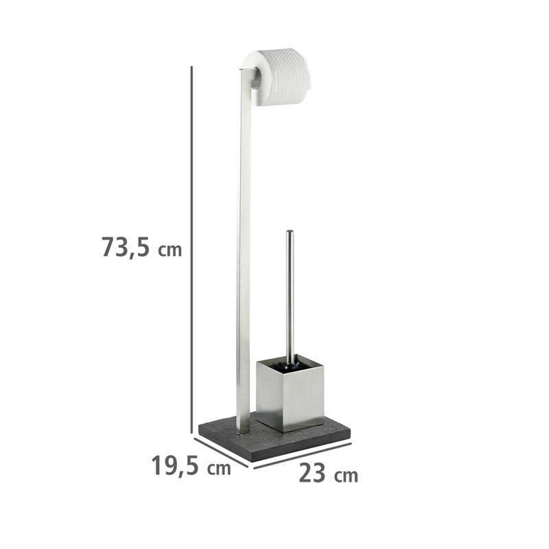 Abi Freestanding Toilet Brush Set