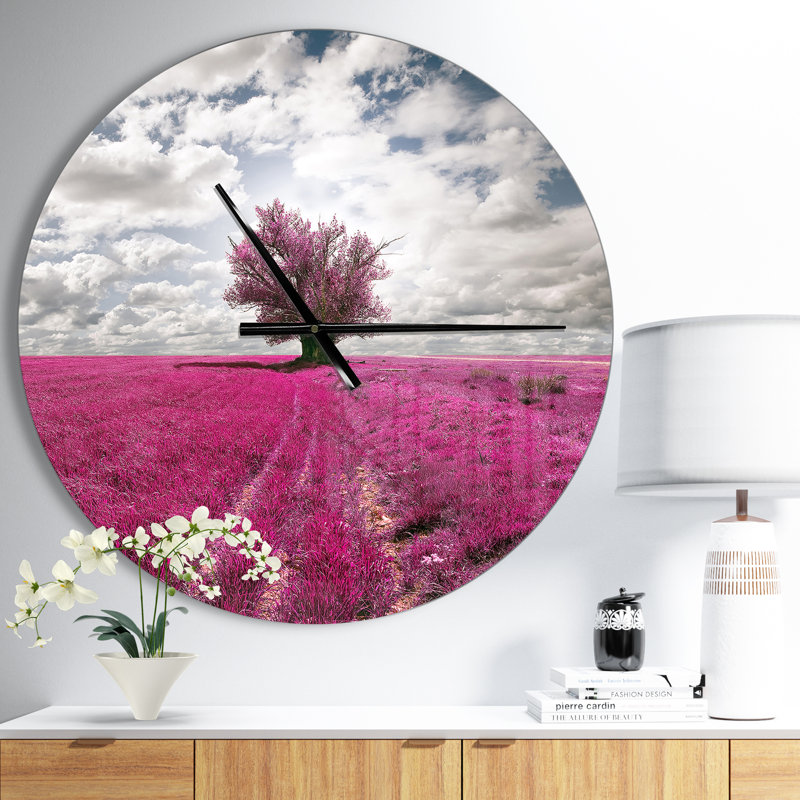 Horloge murale Swigart Farmhouse Designart, Moyen