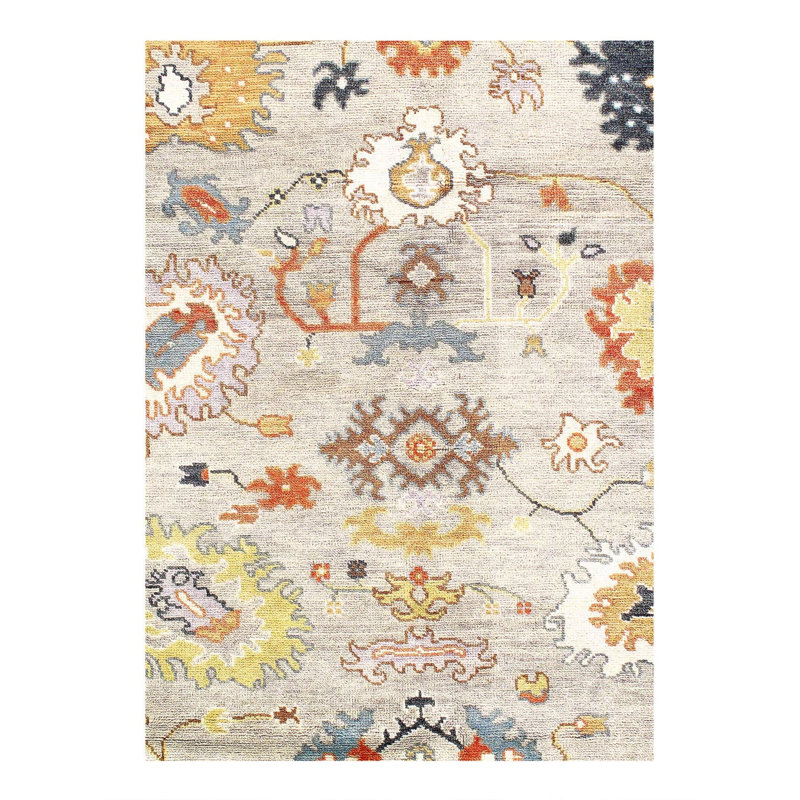 Oriental Area Rug in Beige