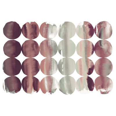 Summer Dots Plum Horizontal