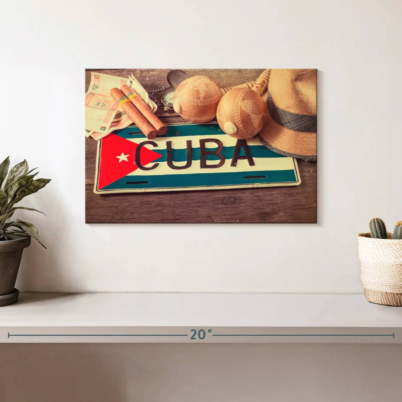 All About Cuba, 8" H x 12" W