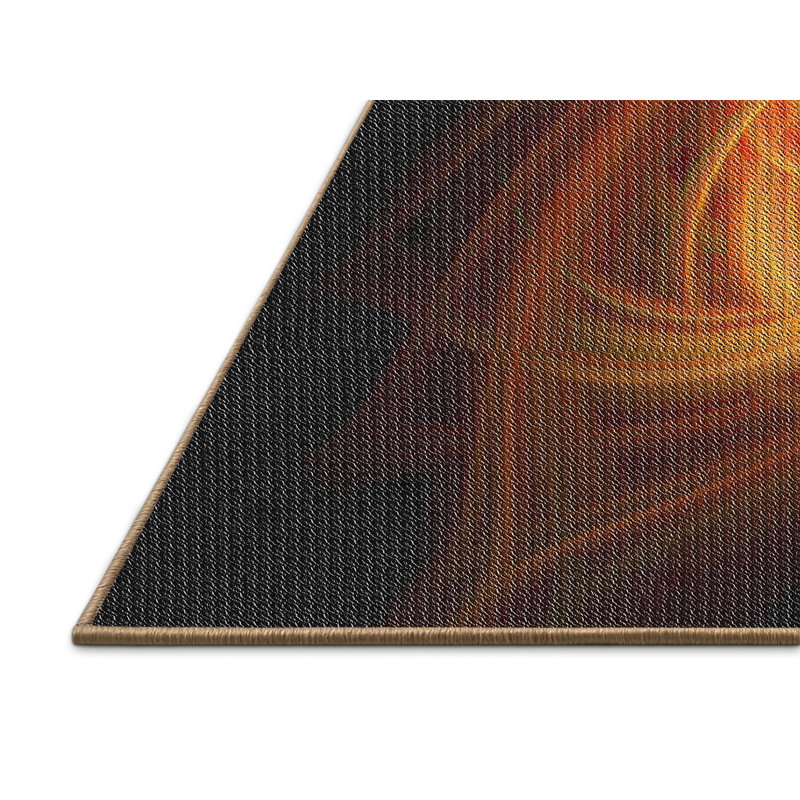 Tapis noir, Rectangle 5 pi x 7 pi