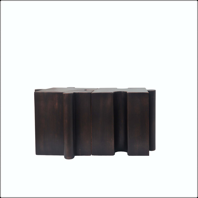 Table d'appoint casse-tête modulaire casse-tête MGO, 17.75" H x 15.75" W x 15.75" D, Copper