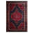 Denya Burgundy Color Moroccan Design Carpet Machine Woven Polyester & Cotton Yarn Area Rug-93877445