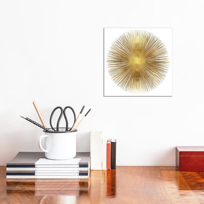 Sunburst 1 Piece Wall Art on Canvas