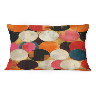 Coussin lombaire rétro Mid-Century