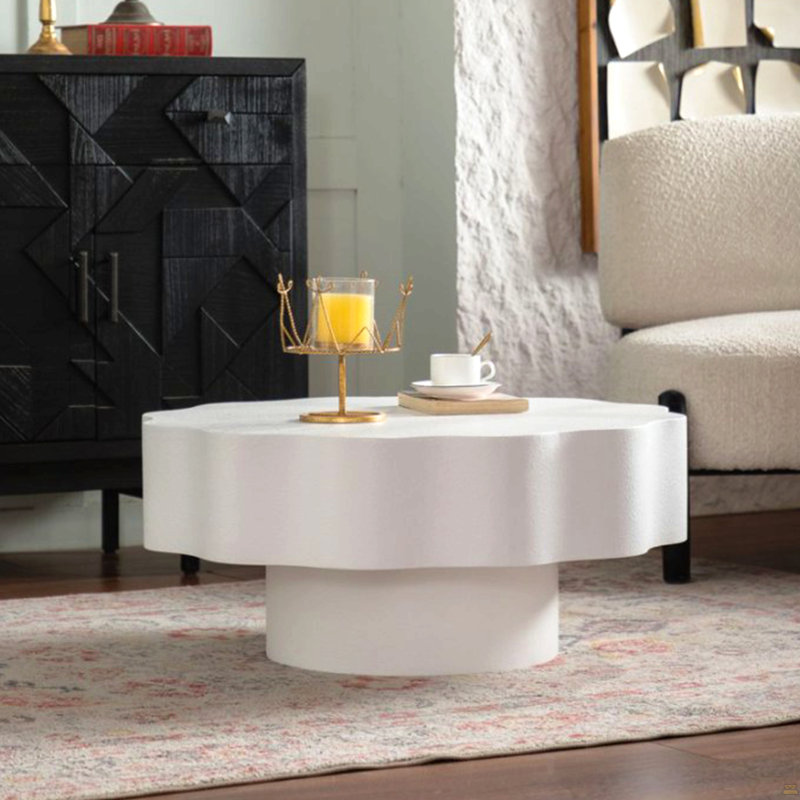 Table basse, Blanc, crème