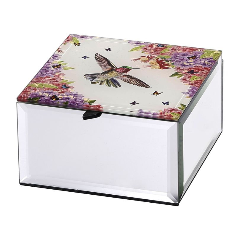 Spirit of Summer - Boîte à bijoux à oiseaux et fleurs