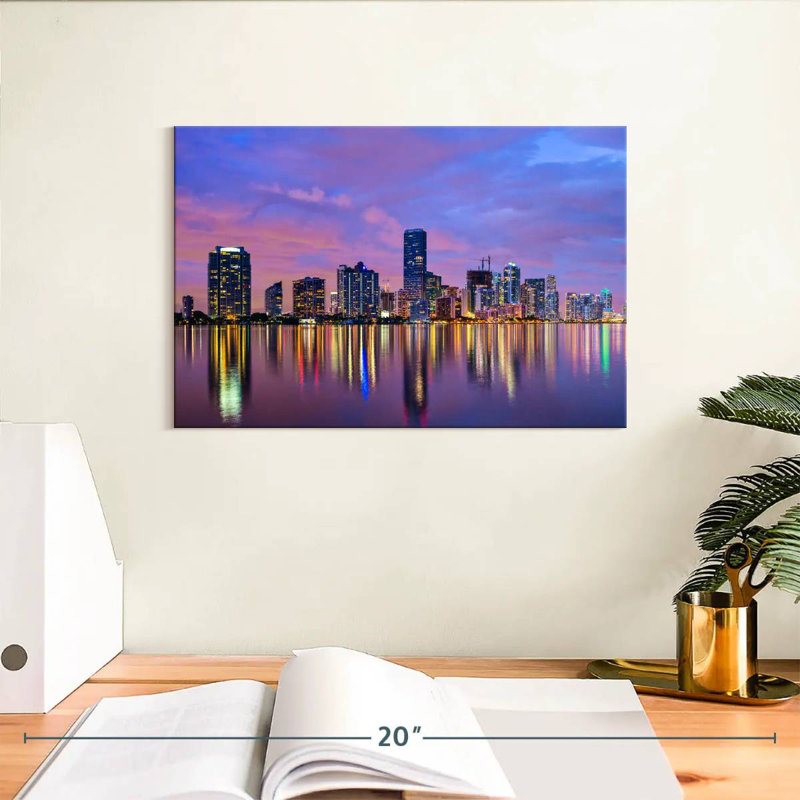 Sireci Biscayne Bay Miami, 8" H x 12" W