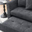 Canapé 78 po en velours 78 po avec lit escamotable Cloud-114281276