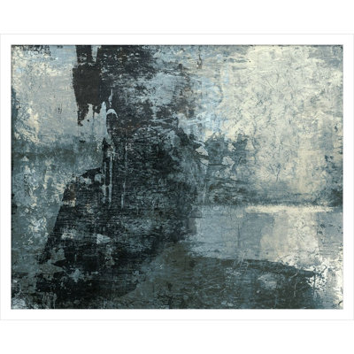 Fresno "Black and Grey and Blue III" Print