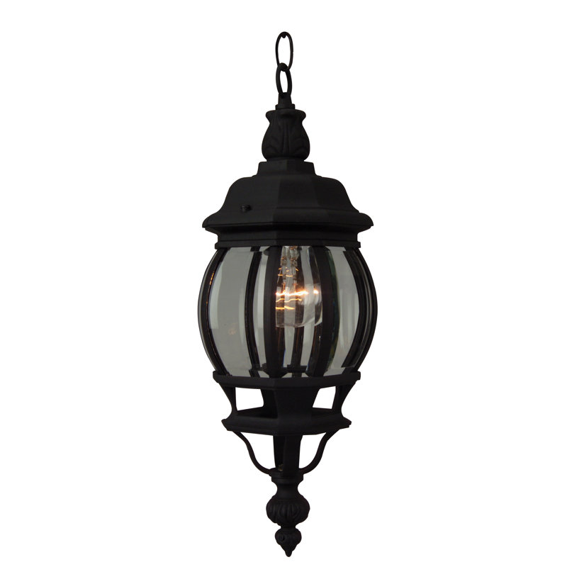 Coso Outdoor Hanging Lantern, Matte Black