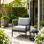 Chaise longue de patio 2 pièces-131142829