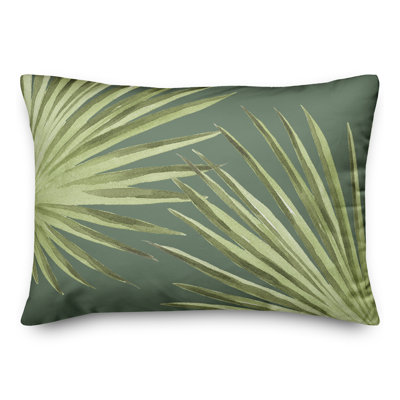  Housse et insert de coussin rectangulaire d'extérieur 20 feuilles de palmier