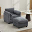 Fauteuil d'appoint 34,6 po avec repose-pieds-1269808610
