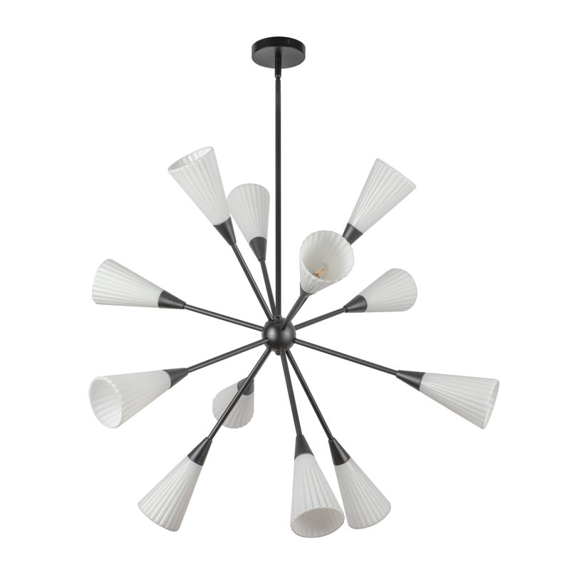 Lustre de 39 po Cosmo, Noir