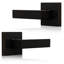 XFORT Quad Passage Knob Set, Door Knob for Internal Wooden Doors, Complete Set with Tubular Latch-119878696