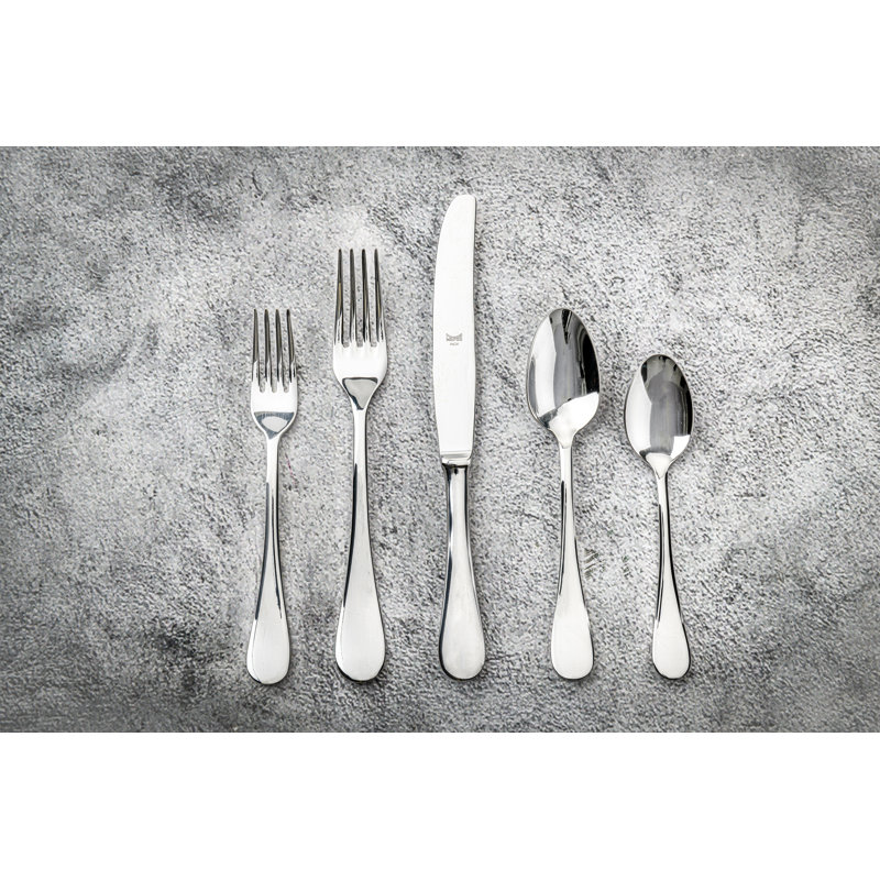 MEPRA Brescia Stainless Steel Flatware Set, Silver