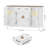 55.1'' Sideboard With 2 Drawers, Adjustable Shelves-449306907