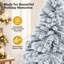 Sapin de Noël givré pré-éclairé-1230813201