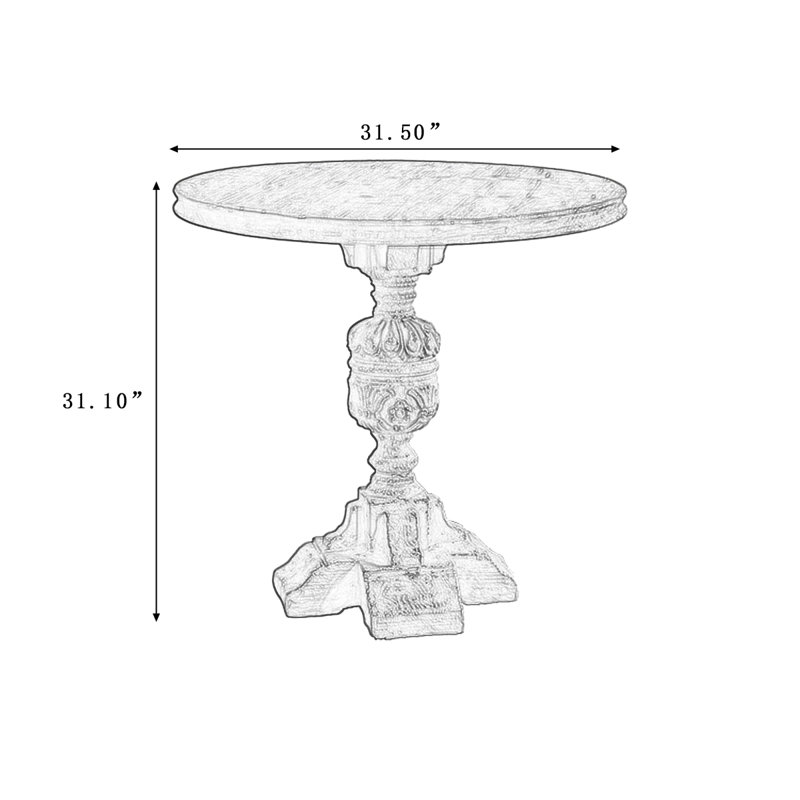 Modern Solid Wood+Metal+Manufactured Wood End Table