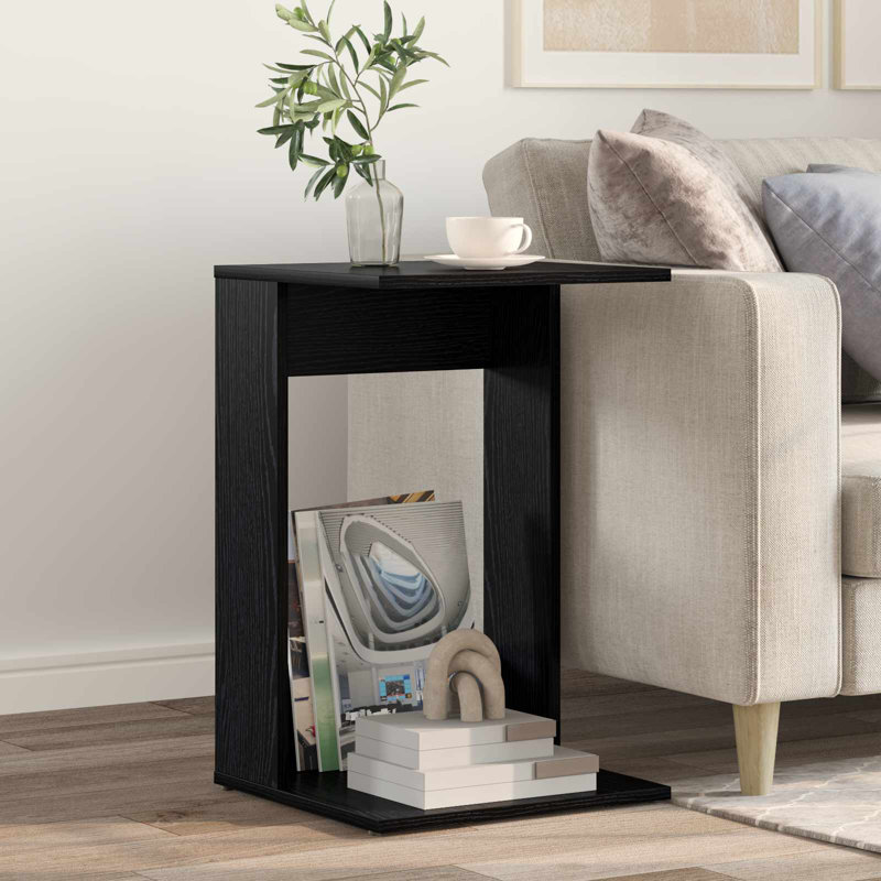 End Table, Black Oak