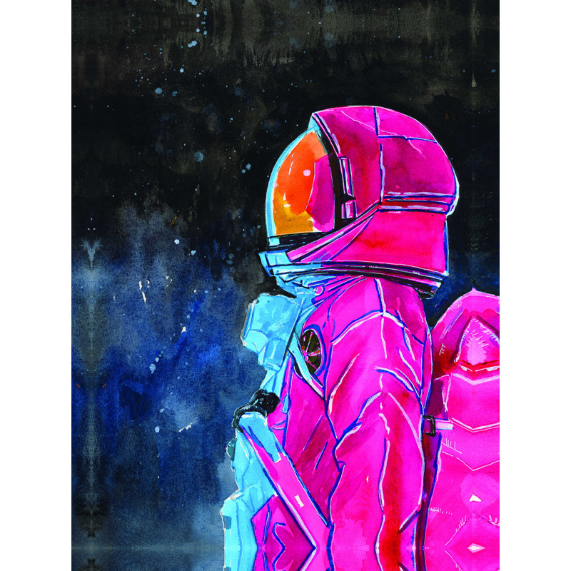 " Pop Art Outer Space ", 16" H x 12" W  