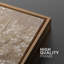 «Neutral Wildflower Field with Soft White Blossoms», reproduction d'art sur toile encadrée 3 pièces-121090422-121090425