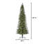 Lighted Artificial Pine Christmas Tree-371674922