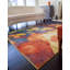 Tapis jaune / bleu Mckissick-36058008