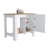 Kitchen Island, Single Door Cabinet, Shelf