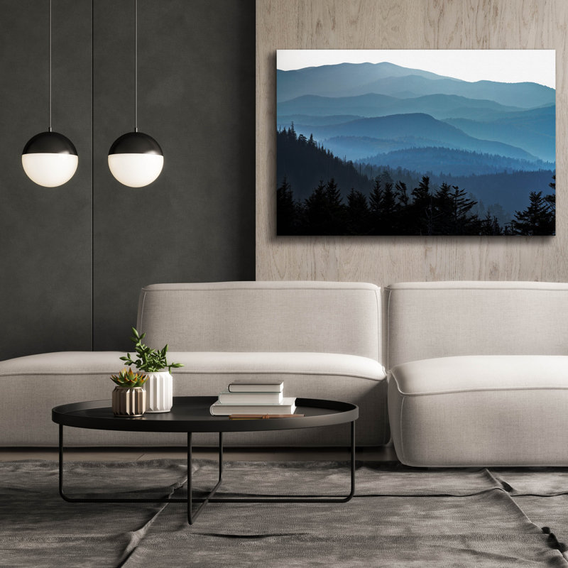 Toile épique Graffiti «The Smokies» par Rick Berk, 60 po x 40 po