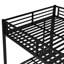Lit superposé en métal robuste avec lit gigogne, durable et peu encombrant pour les chambres modernes-611671749