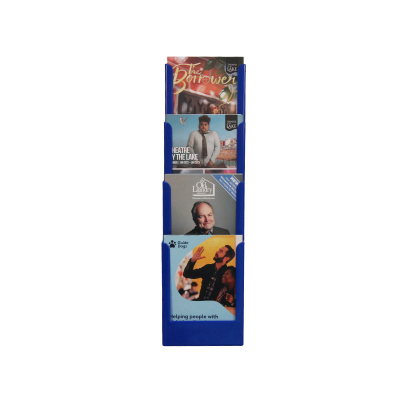 Expanda-Stand Metroplan 54cm H Brochure And Leaflet Rack/stand, Blue