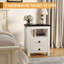 Table de chevet 17 po avec station de charge et armoire de rangement 17 po-1096243289