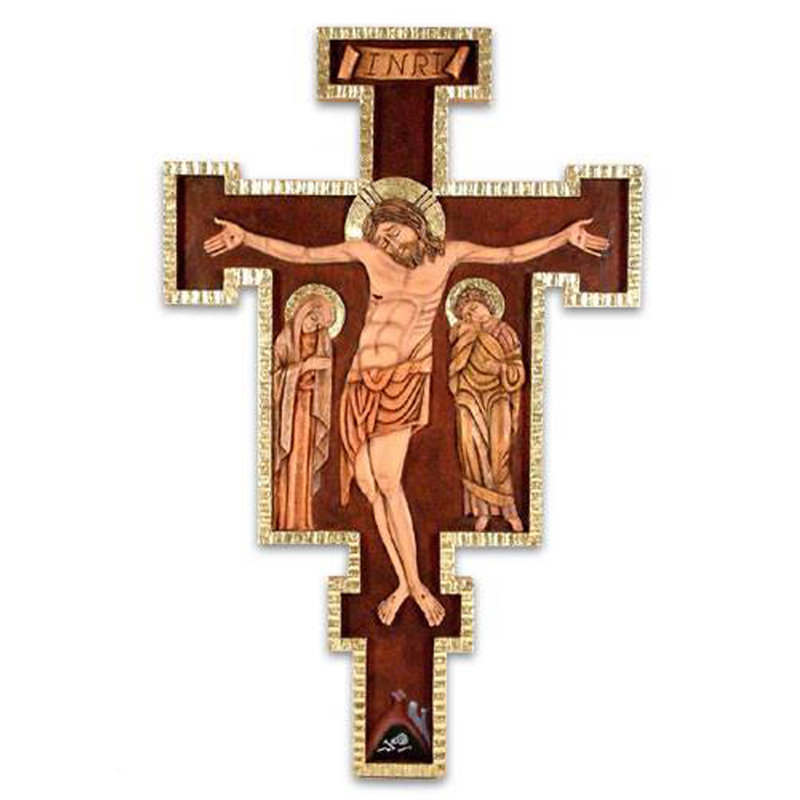 Décoration murale Mary and John I Jesus Cross