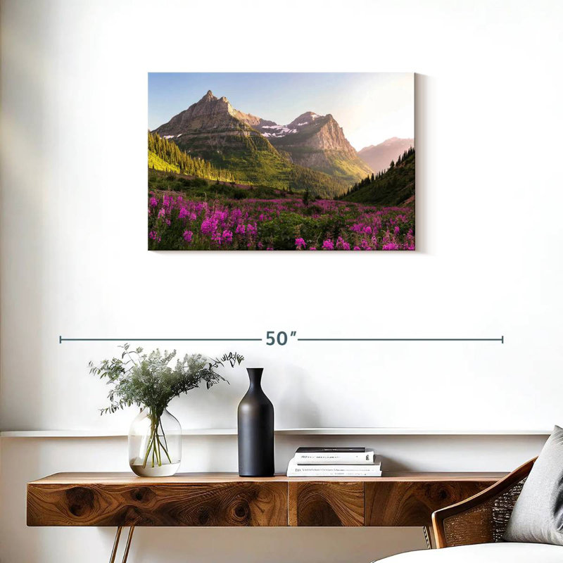 Alvord Glacier Park Mountains, 20" H x 30" W